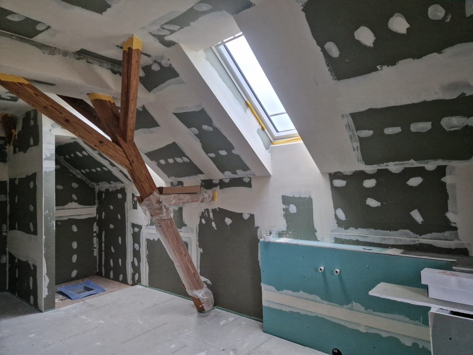 Ausgebautes Dachgeschoss einer Scheune